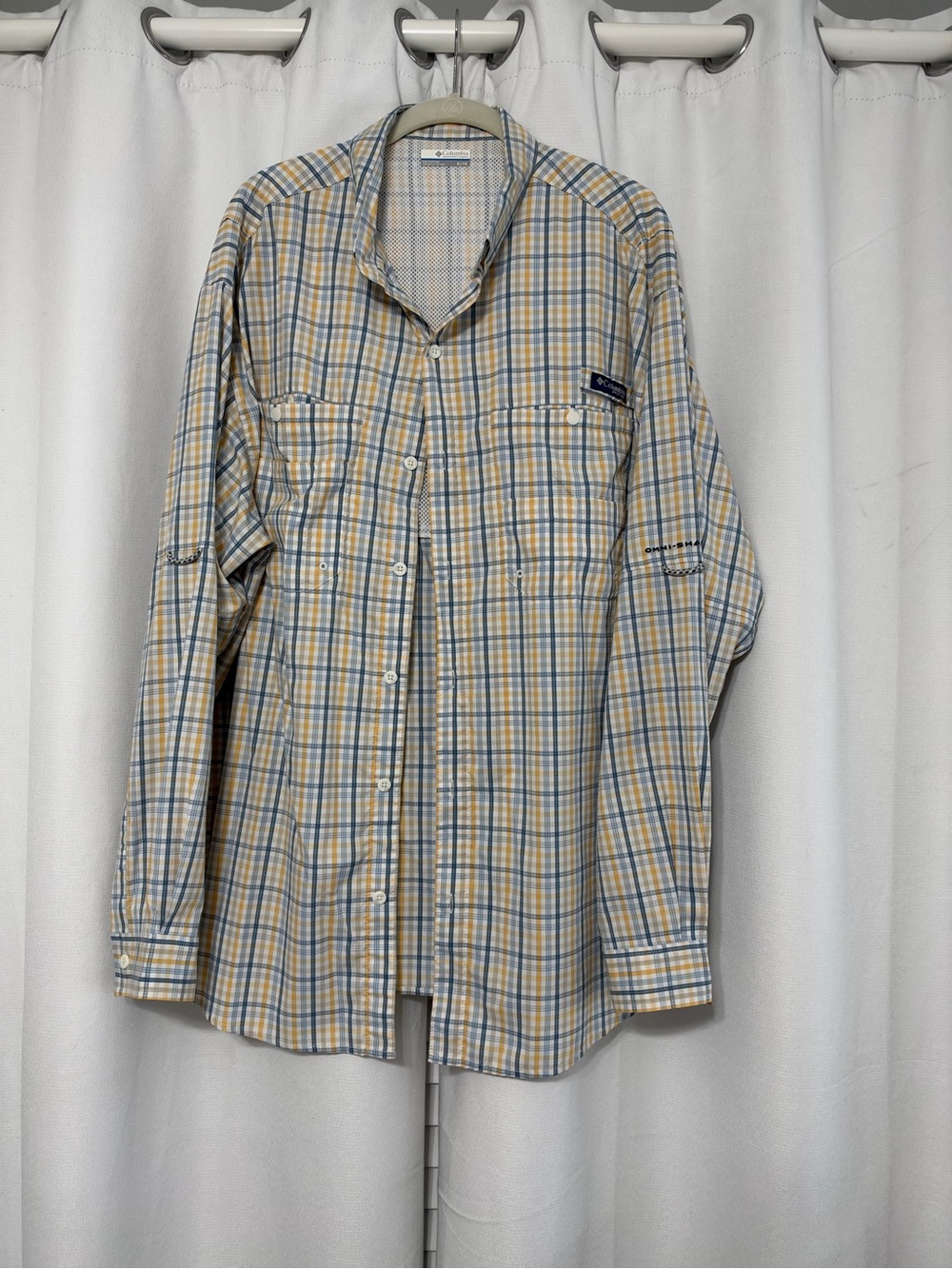Columbia Men's Plaid Button-Down Shirt